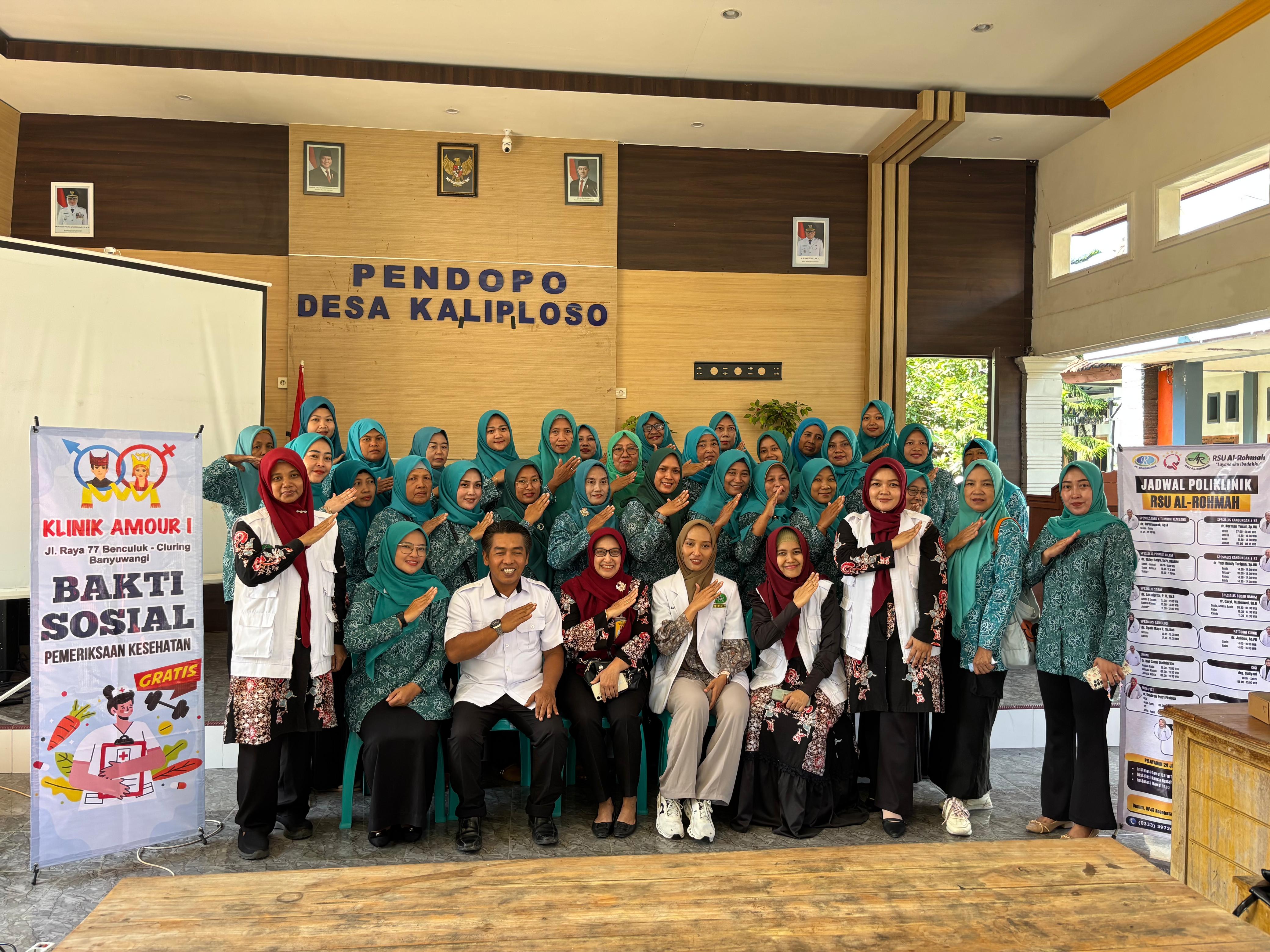 Bakti Sosial bersama Ibu PKK Desa Kaliploso